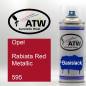 Preview: Opel, Rabiata Red Metallic, 595: 400ml Sprühdose, von ATW Autoteile West.